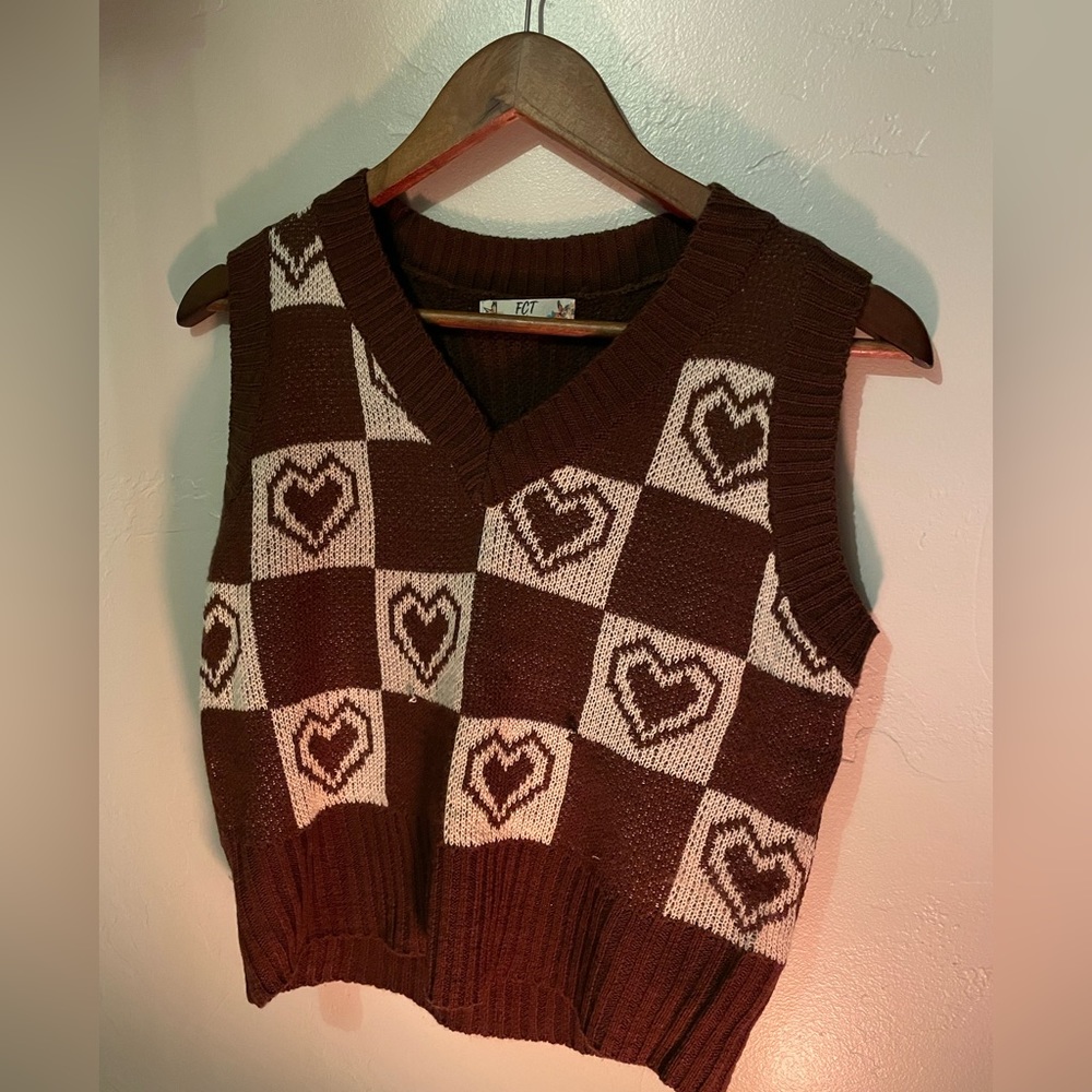 Heart Sweater Vest